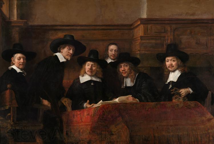 REMBRANDT Harmenszoon van Rijn The Sampling Officials of the Amsterdam Drapers' Guild (mk33) Spain oil painting art